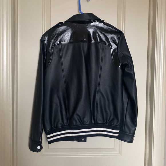 Top Shop Varsity Bomber Jacket - Picture 2 of 6